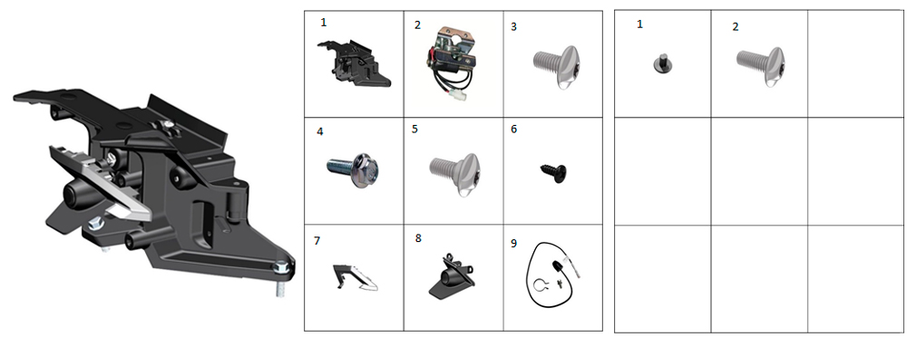 Замок сидения