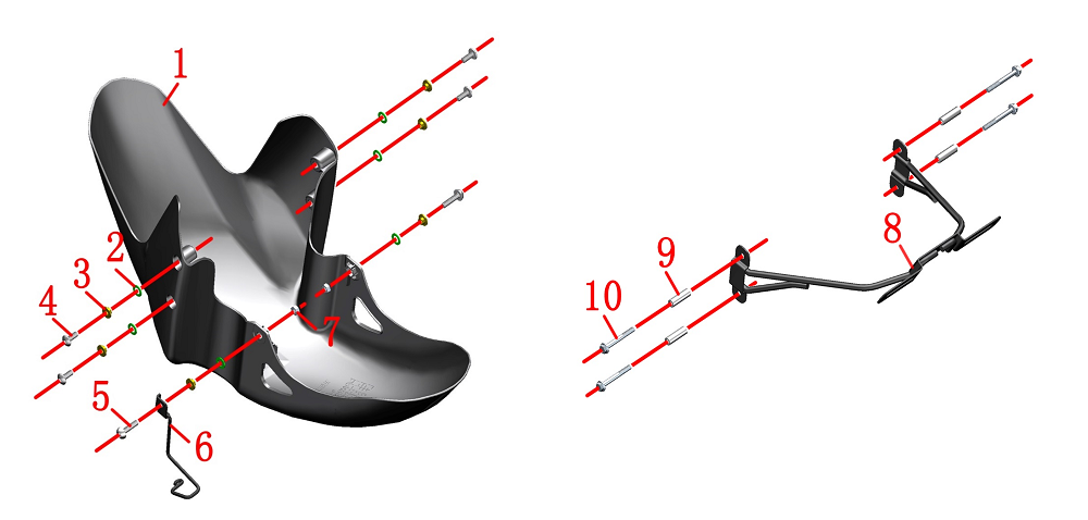Крыло переднее