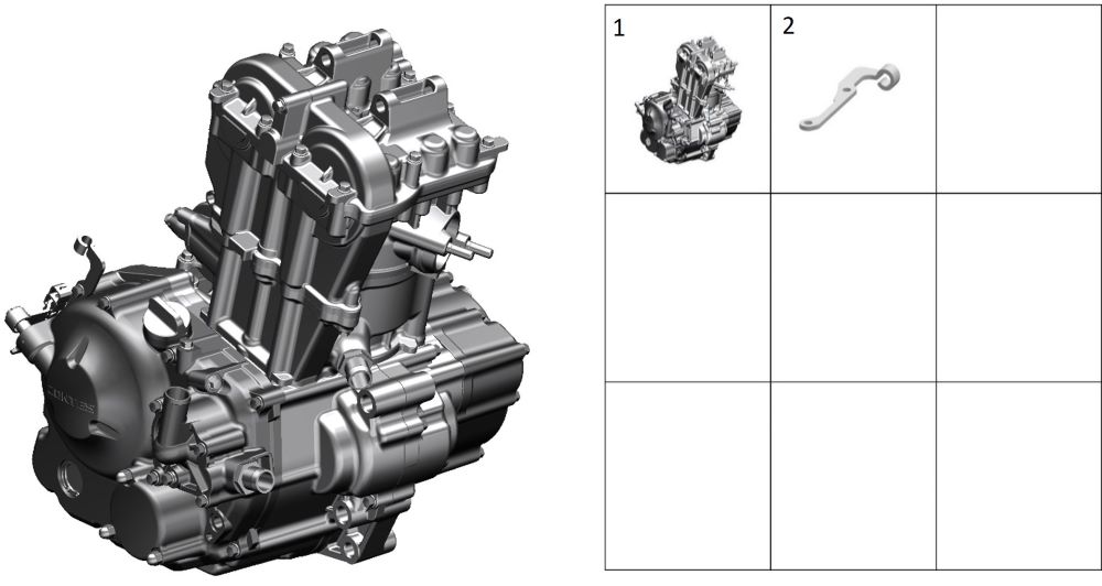 Двигатель в сборе