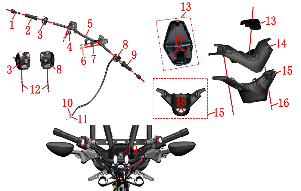 Комбинация клавиш и руль
