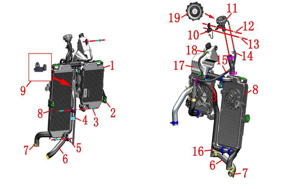 Радиатор охлаждения-1