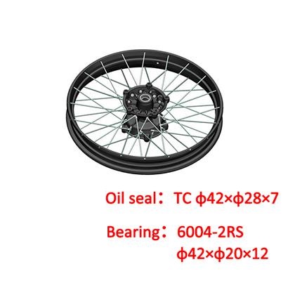 Диск колесный передний спицованный ZONTES ZT703-F MT2.15×21 (черный)