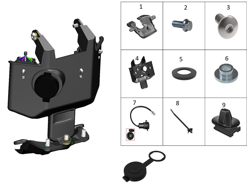 Кронштейн крепления фары
