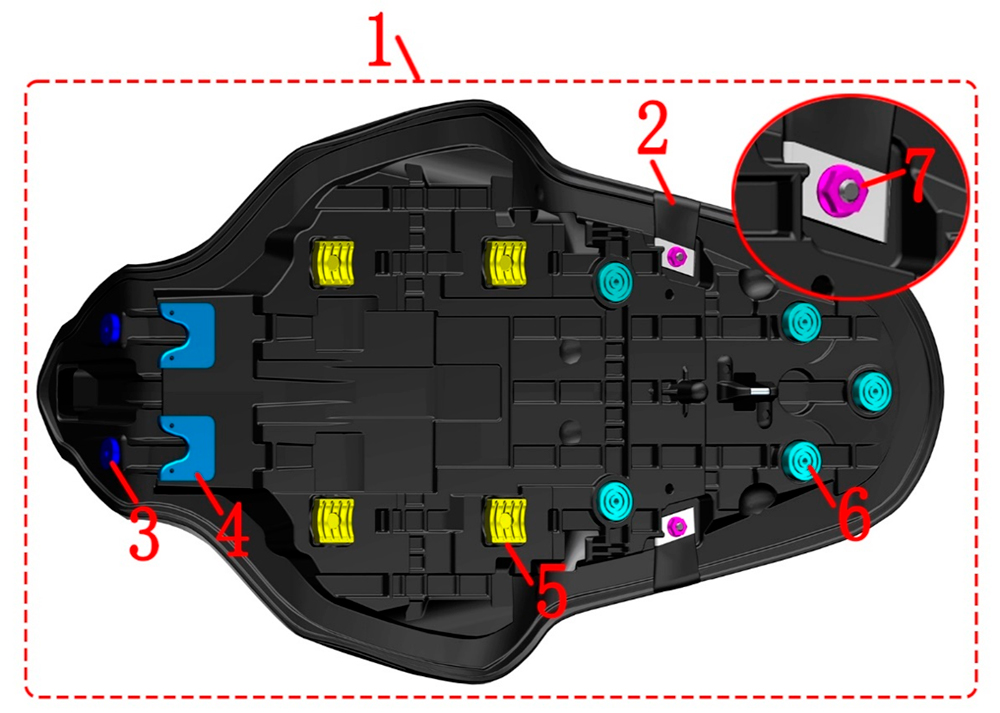 Крепление сидения