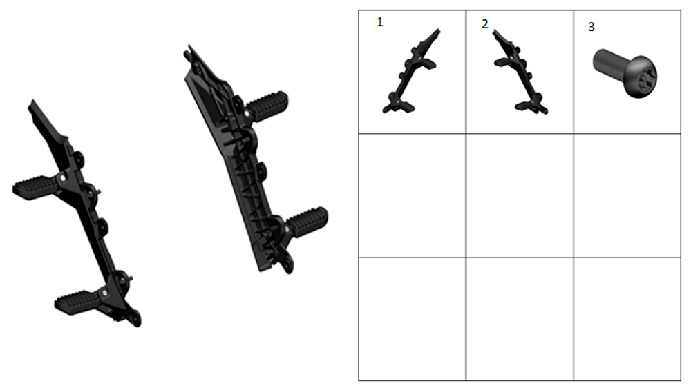 Подножки пассажира