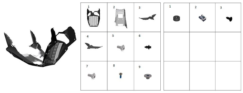 Дефлектор нижний