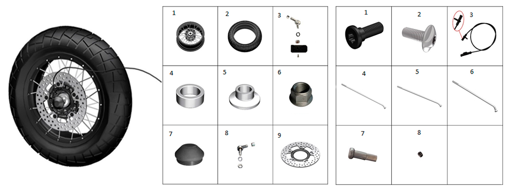 Колесо заднее