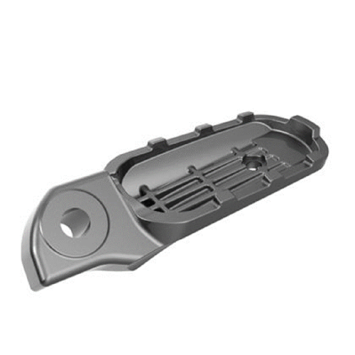 Основание подножки пассажира левая ZONTES ZT125-350 (темно-серая)