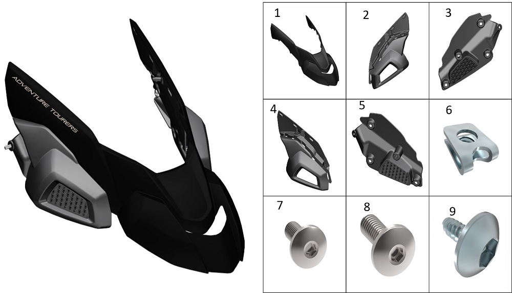 Крыло переднее верхнее1