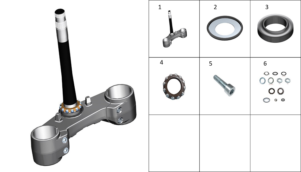 Рулевая траверса нижняя