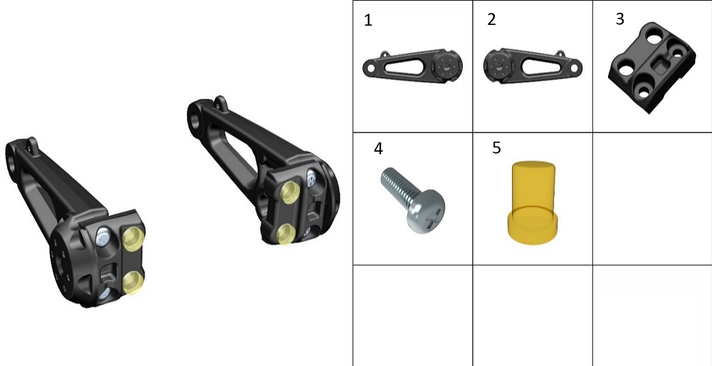 Кронштейн стекла ветрового нижний