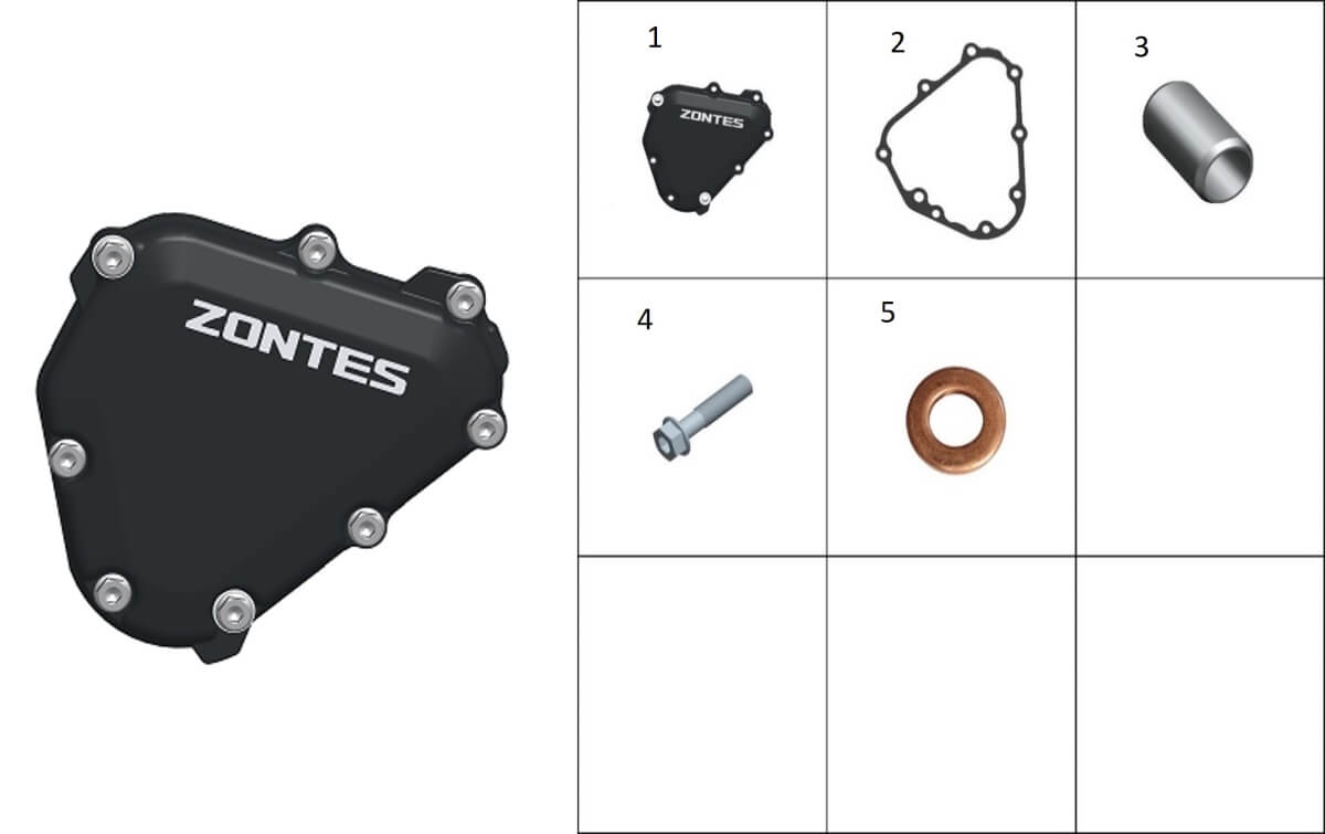 Крышка картера правая ч.3