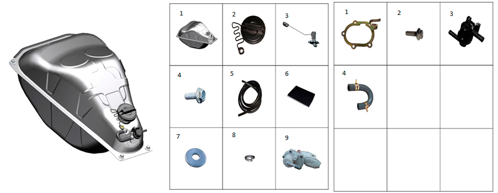 Бак топливный