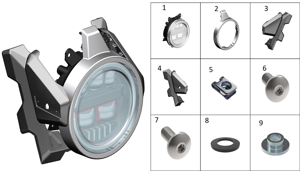 Фара передняя