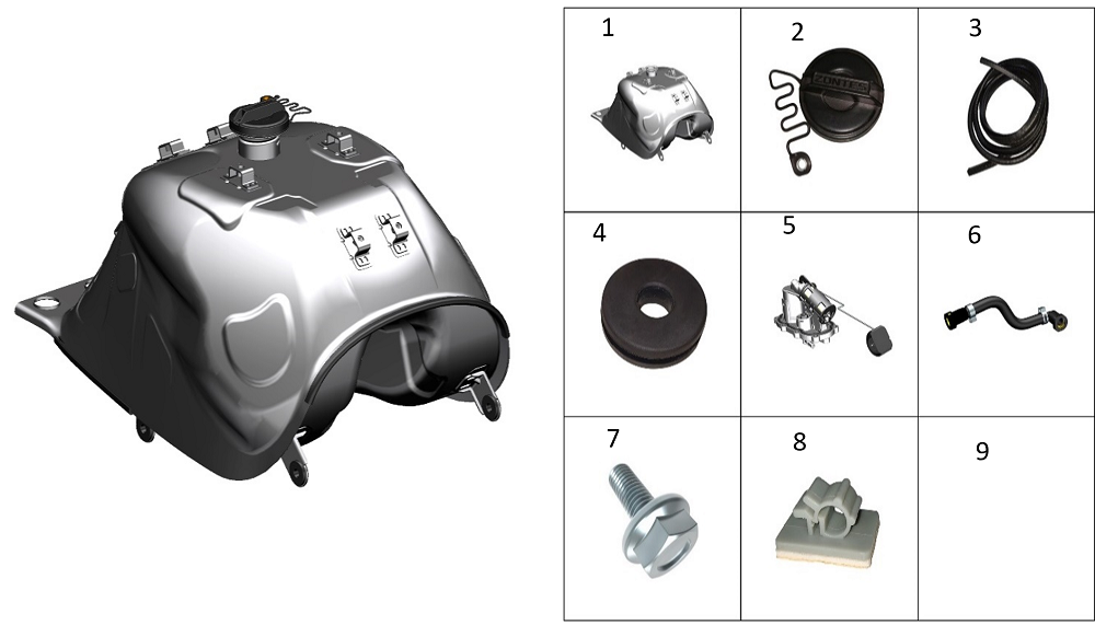 Бак топливный