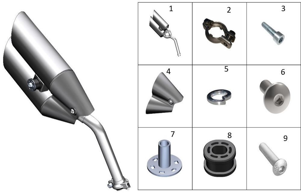 Труба глушителя