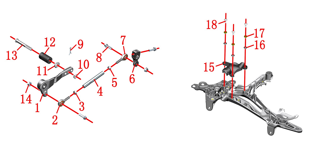 Рычаг переключения передач