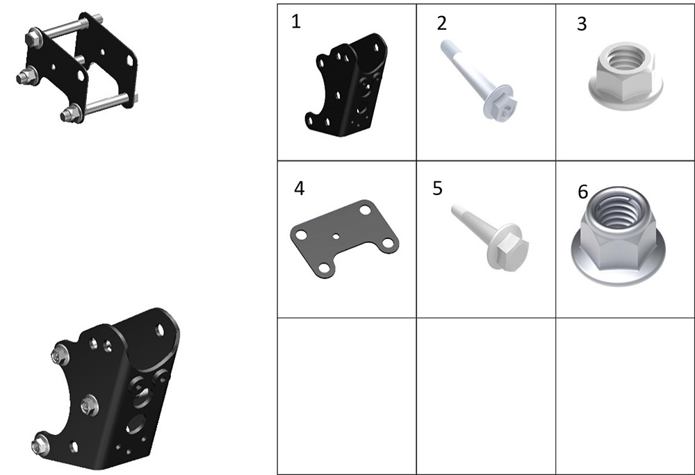 Кронштейн крепления двигателя