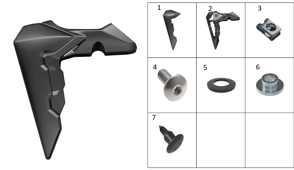 Панель радиатора декоративная левая1