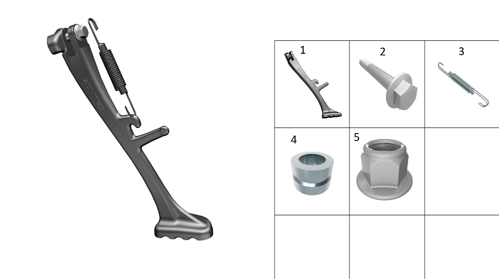 Подножка боковая