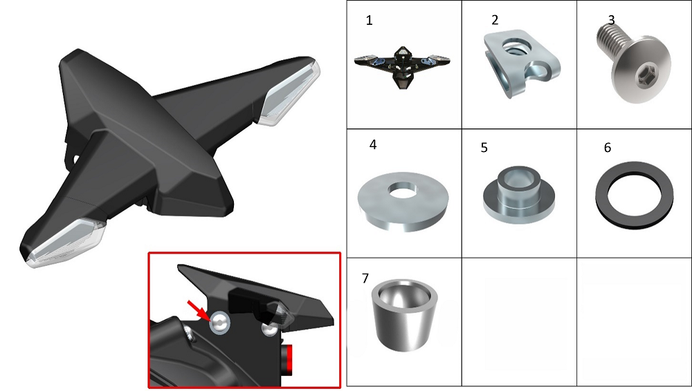 Блок указателей поворотов за
