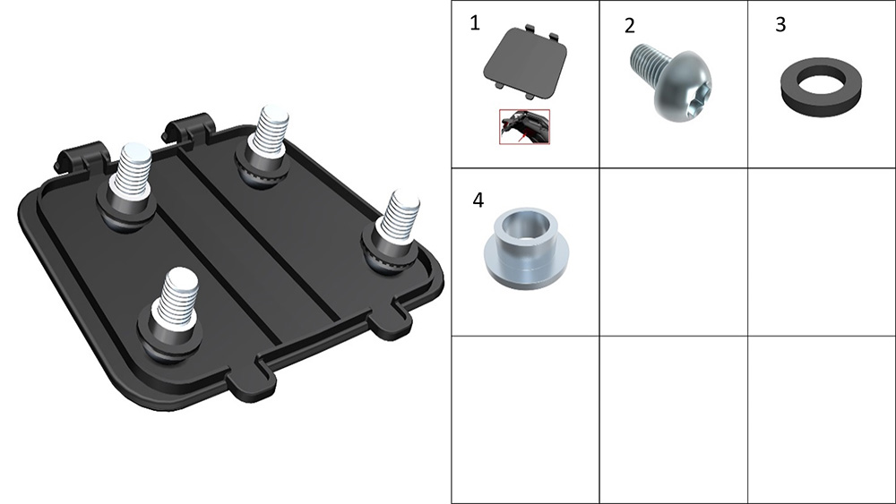 Нижняя крышка хвостовой части