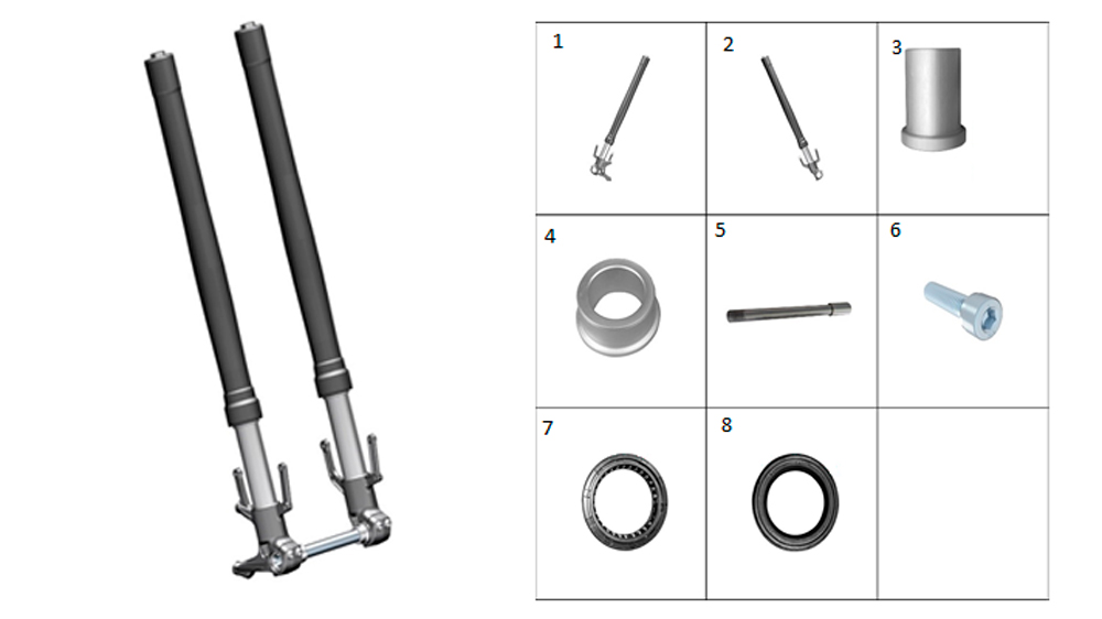Амортизаторы передние