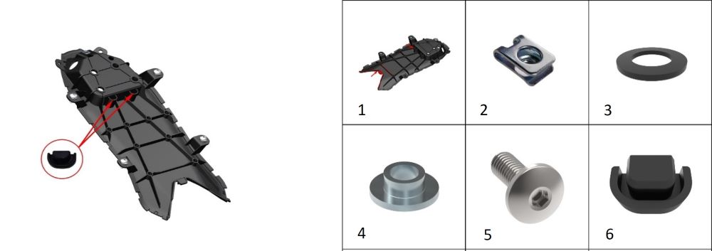 Облицовка задняя внутренняя
