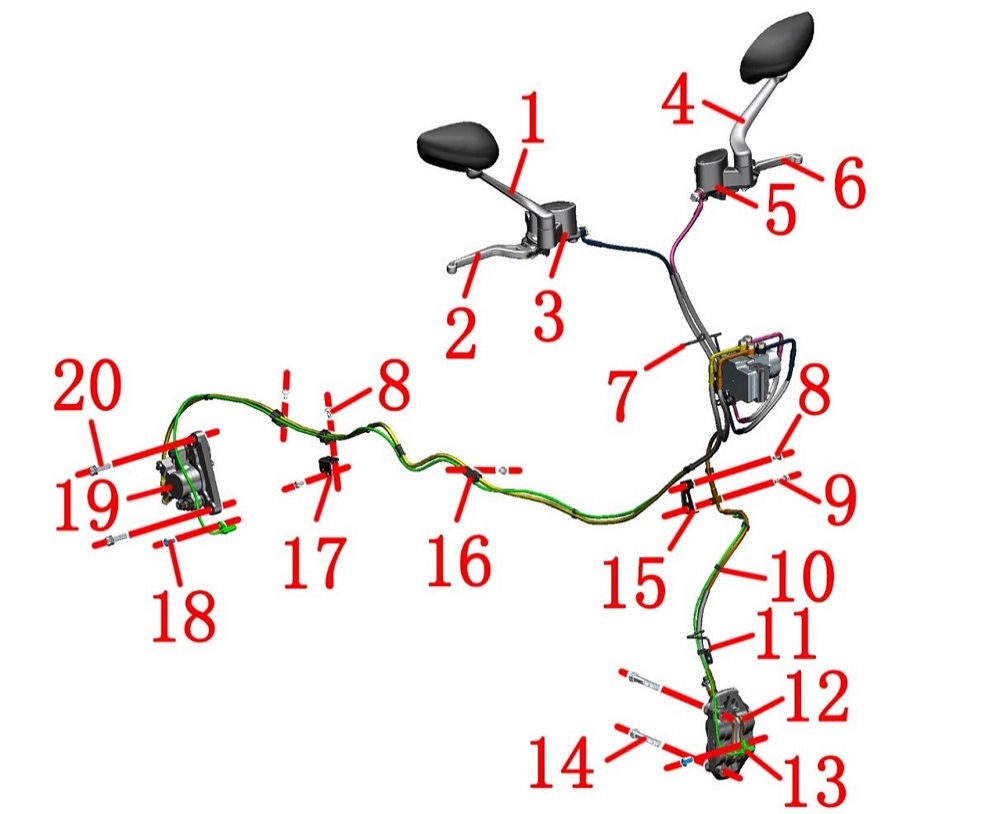 Зеркала и тормозная система