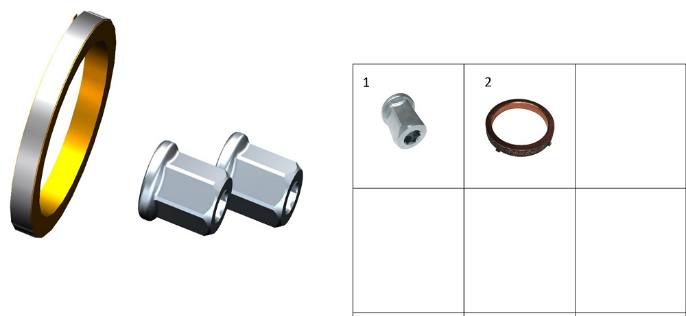 Элементы крепления выхлопной си
