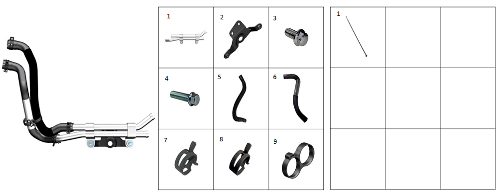 Патрубки охлаждения