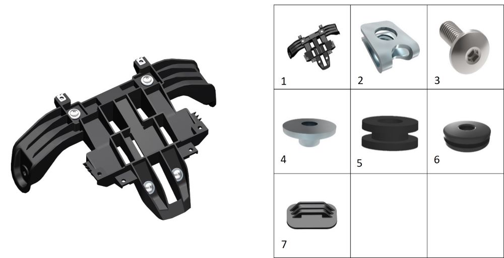 Кронштейн топливного бака
