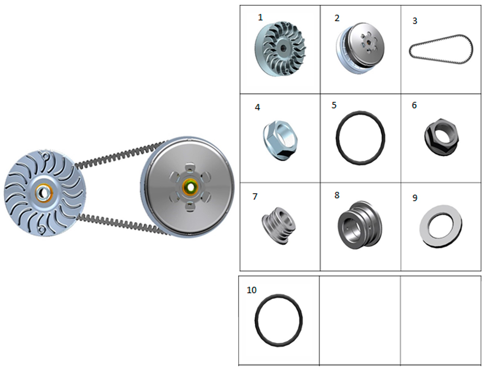 ZT1P77MP Вариатор