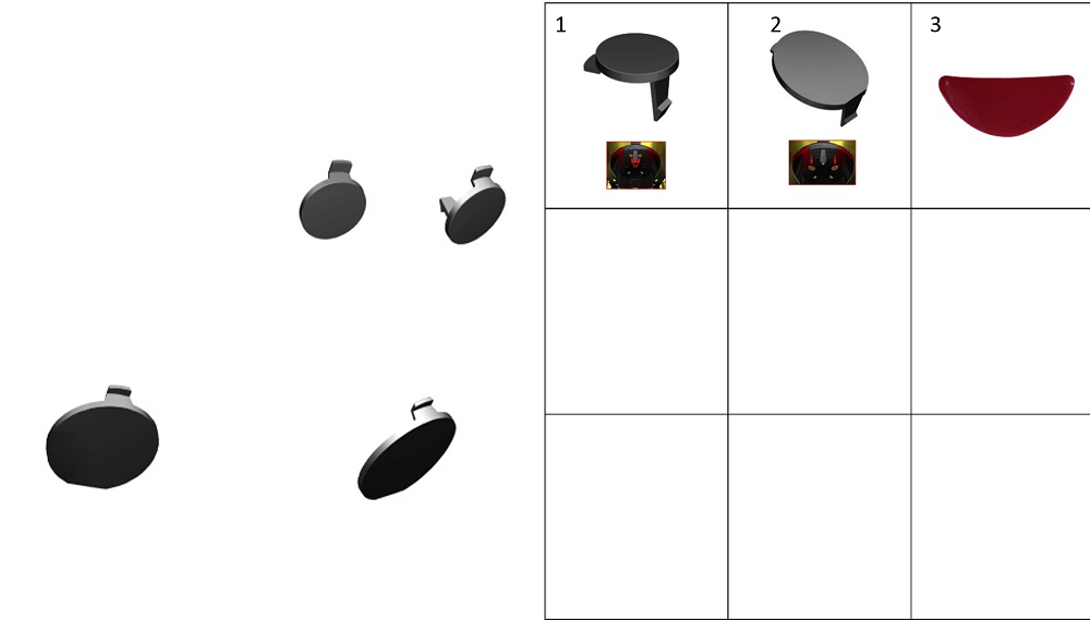 Крышка обтекателя заднего(серый матовый)