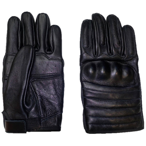 Перчатки кожаные черные (S)