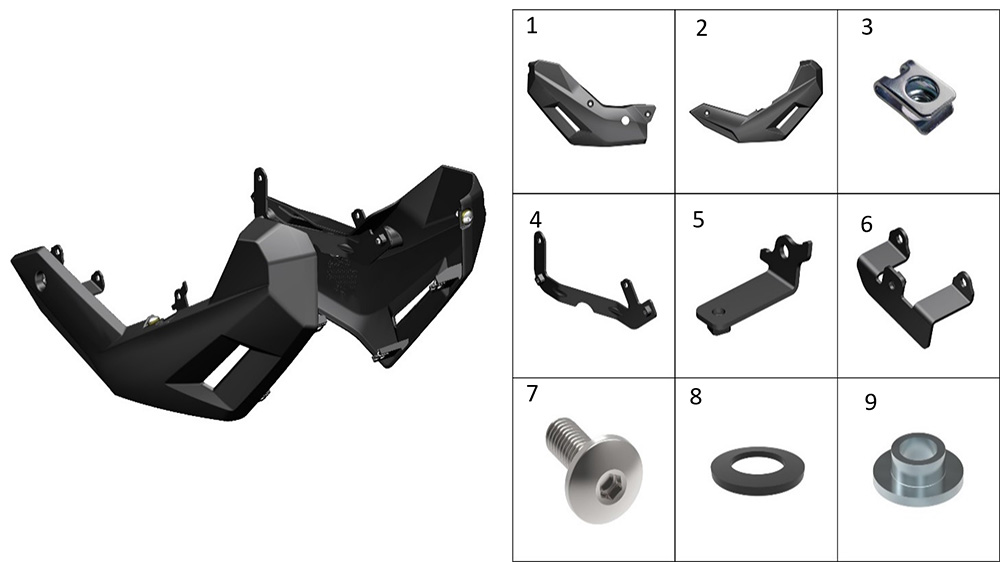 Нижняя декоративная панель