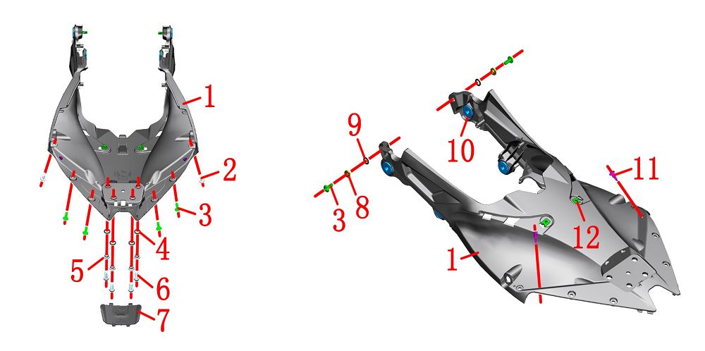 Облицовка задняя внутренняя