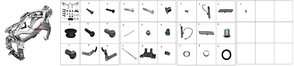 Рама в сборе с красной наклейкой