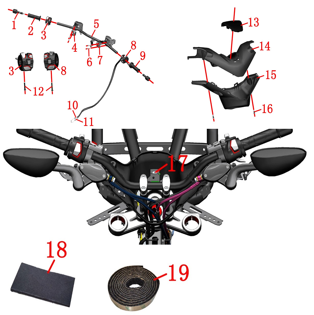 Руль и компоненты руля