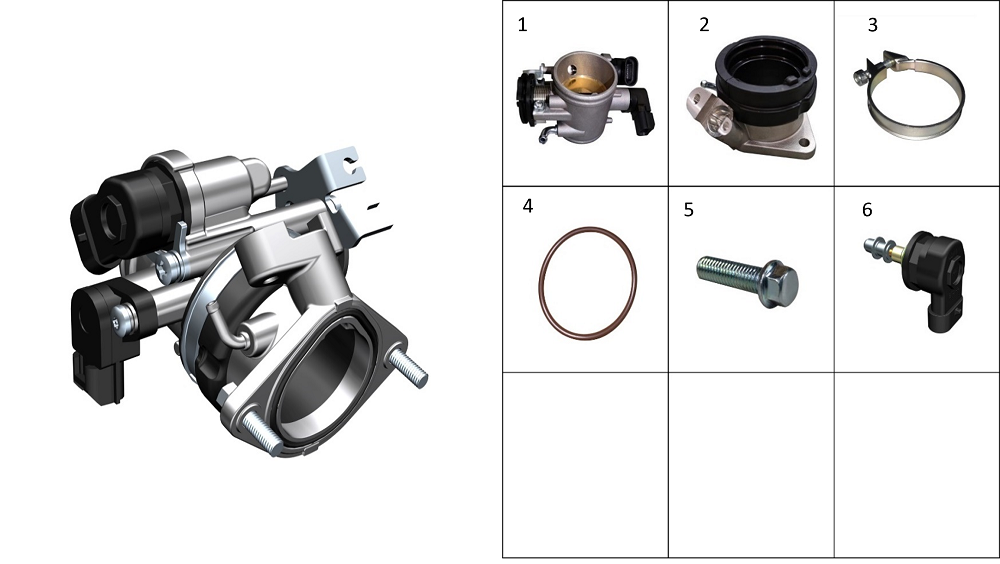Блок дроссельных заслонок