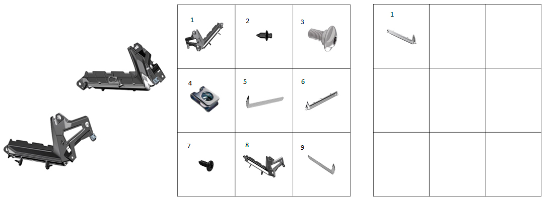 Накладки бака топливного
