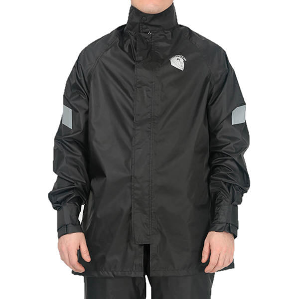 Куртка дождевик HYPERLOOK Adventure (черная, XXS)